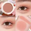 HISYI Ojos Ojos Sombra de Ojos Monocromática Mate Perlada Destello Fino Iluminador Natural Paleta de Colorete Sombra de Ojos Monocromática Estudiante