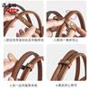 Luobashi Longqi correa de hombro para bolso artefacto antideslizante hebilla de fijación accesorios grande, mediano y pequeño correa de asa larga para bolso hebilla ajustable