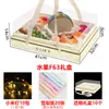 Caja de Regalo Transparente Universal para Festividades Día de la Madre Caja de Regalo de Flores Caja de Regalo Portátil Caja de Embalaje para Frutas