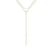 Collar de Perlas Artificiales Europeas y Americanas de 1920 Tema Fiesta Nocturna Tienda Foto Vestido Collar Clavícula Cadena de Perlas Multicapa para Suéter