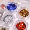 Lentejuelas de estrella de cinco puntas para arte de uñas transfronterizo nuevo estrellas ins caja de estrella mágica láser brillo decoración de uñas