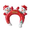Headdress de Presente de Natal Balão Headband Infantil para Jardim de Infância Decoração de Presente Cena de Shopping Fotografia