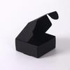 Caja de Avión de Papel Kraft Blanco y Negro con Ventana Lista para Usar, Caja de Embalaje Plegable Universal para Jabón y Hojas de Té, Caja de Papel para Joyería Personalizada