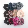 Conjunto de Correspondência Transfronteiriça de 12 Cores, Tamanho Grande de 10cm, Faixa de Veludo Não Danificadora, Flor de Veludo para Cabelo, Elástico de Cabelo, Faixa de Cabelo Fofa, Cuidados com o Cabelo