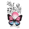 Pegatinas de Tatuaje de Mariposas de Colores al por Mayor Impermeables y de Larga Duración Pegatinas Combinadas de Mariposas Acuarela Soñadoras para Pecho, Cintura y Brazos