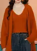 Tops de punto estilo Hong Kong para mujer, moda vintage nueva otoño e invierno 2026 chaqueta holgada de manga larga ropa de punto para mujer