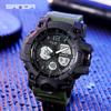 Reloj Deportivo para Exterior Sanda Fashion Trend 6030 a Prueba de Golpes Multifuncional Impermeable Luminoso Reloj Electrónico para Niños y Niñas