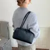 Bolso de Ante Peludo para Debajo del Brazo para Mujer 2026 Nuevo de Moda Otoño Retro Milanés de Hombro Único Gran Capacidad Bolso para el Trabajo