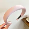 Cor Dopamina Aro de Cabelo de Aba Larga para Mulheres Topo Craniano Alto Pressão Cartão de Cabelo Verão Doce Bonito Faixa de Cabelo Acessórios de Cabelo com Sensação Avançada