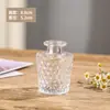 Adorno Francés Retro en Relieve Flor Pequeña Quemador de Incienso Florero para Sala de Estar Florero de Vidrio Transparente Sello