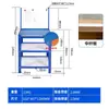 Mesa de trabajo auxiliar para máquina de taladro CNC tablero de PP de alta capacidad de carga resistente al aceite y al desgaste tipo general otra
