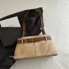 Bolso Versátil de Gama Alta para Debajo del Brazo 2025 Nuevo Bolso de Gran Capacidad de Moda para Viajero Casual Retro Bolso de Hombro Tote