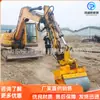 Excavadora vibratoria hidráulica compactadora de tambor hormigón pavimento fangoso máquina compactadora pisón de cimentación