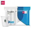 Vasos de Papel de Doble Capa Deli Ll207 228ml (Blanco) (50 Piezas/Bolsa)