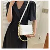 Bolsa Pequena Texturizada Feminina Verão 2023 Nova Moda Romboide Corrente Bolsa de Ombro Versátil Crossbody Bolsa Hobo