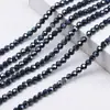 Cuentas de Cristal Tierra de 6 mm Chapadas Color AB 1 Hilo Cuentas de Cristal Dispersas Cuentas de Vidrio Cuentas de Piña Material para Joyería Hecha a Mano Accesorios