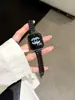 Correa de Metal Delgada de Tres Perlas de Acero Inoxidable Adecuada para Apple Watch iWatch Décima Segunda Generación 11/10Ultrase