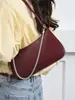 2026 Nuevo Bolso de Cadena de Cuero Suave en Forma de Media Luna, Bolso Vintage de Hombro o Debajo del Brazo para Mujer, Bolso Cruzado de Moda de Nicho Transfronterizo