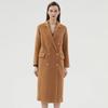 Ropa de Abrigo de Lana para Otoño e Invierno para Mujer Extra Larga Doble Cara Cachemir Lana Ropa de Abrigo Elegante Clásica Aspecto Adelgazante Delgado Versátil