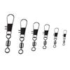 Conector Giratorio de Cobre Estilo Americano + Broche Tipo B de Acero Inoxidable Accesorios para Pesca en Mar Conector Giratorio para Señuelo Equipo de Pesca en Aguas Abiertas