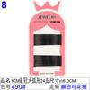 Oro Negro Base Ola Pinza de un carácter Adorno para el cabello Estudio en forma Placa para el cabello Cabeza Acero Pinza para el cabello Acero Tarjeta