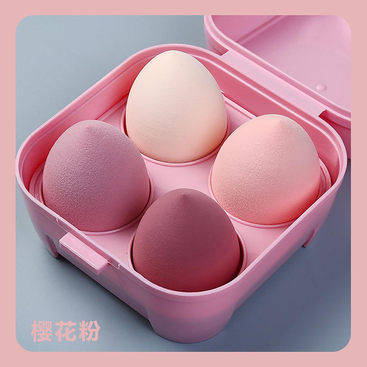SKU-01-樱花粉系_【四个装】-纯色盒装【送一个支架】.