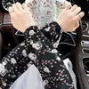 Mangas para Brazos de Seda de Hielo Florales 2026 para Mujer, Mangas de Hielo con Protección Solar, Mangas para Brazos de Ciclismo, Mangas de Hielo de Seda de Hielo de Alta Estética para Verano