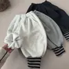 [Forro Polar y Engrosamiento] Pantalones Deportivos Estilo Coreano para Niños y Niñas en Otoño e Invierno, Modelo Nuevo con Puños, Modernos y a la Moda
