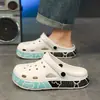 Zuecos de Eva para Hombre, Deportes al Aire Libre de Verano, Suela Suave Antideslizante, Doble Uso, Conducir, Sandalias de Playa para Exteriores