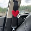 Funda Protectora para Cinturón de Seguridad de Coche Cubierta Protectora Corazón Decorativa Cinturón de Seguridad Universal para Todas las Estaciones de Mujer Gama Alta para Niños Antiahogo