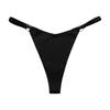 Calcinha Sexy de Algodão Puro Respirável de Cintura Baixa para Mulheres Plus Size Europeias e Americanas, Sem Costura, Seda Gelada, Fivela de Metal, Roupa Íntima para Fitness