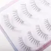Simulación tridimensional de una pieza de pestañas tallo transparente ojos de caricatura pestañas postizas cruzadas gruesas rizadas pestañas postizas con sensación de madre
