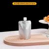 Bolsa de boquilla de succión desechable al por mayor, embalaje de alimentos, bolsa de papel de aluminio, calentamiento, fresco, bolsa para medicina china, bolsa de embalaje autosoportada
