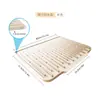 Nuevo producto transfronterizo: Alfombrilla de silicona con pendiente de drenaje para platos, simple alfombrilla aislante térmico para secado de cuencos y platos y filtración de agua