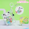 Paraíso Guoguo Placa de Pesca Llavero Colgante Dibujos Animados Lindos Juguete de Pesca Educativo Panda Producto Pequeño
