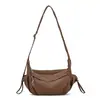 Bolso Cruzado Ultraligero Impermeable Estilo Japonés Tela de Nailon Unisex Versátil Bolso de Hombro Bolso Dumpling Mochila para Ciclismo Bolso de Pecho