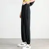 Pantalones Deportivos Casuales de Verano Finos para Mujer, Holgados con Lazo en la Pierna, Adelgazantes, Transpirables, de Secado Rápido, para Running, Principiantes, Fitness