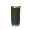 Taza de Coche Transfronteriza de 20 oz, Taza Térmica de Acero Inoxidable 304, Taza de Agua para Coche Portátil Gruesa de Gran Capacidad Personalizada con Popote