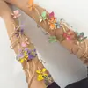 Joyería Transfronteriza Europea y Americana, Pulsera de Brazo Hueca con Patrón Irregular, Anillo de Brazo de Flor Tridimensional con Goteo de Aceite Personalizado y Atmosférico