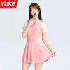 Traje de baño para niñas, de una pieza, estilo conservador, nuevo modelo 2026 para niñas mayores, adecuado para estudiantes de secundaria, traje de baño para aguas termales y entrenamiento
