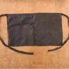 Ropa de Trabajo, Mandil de Media Cintura, Mandil de Media Cintura para Mesero, Mandil de Trabajo para Cafetería y Casa de Té con Bolsillos, Pequeño Catering, Sin Mangas