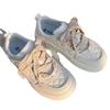Otoño 2024 Nuevo estilo coreano Pan Cabeza grande Moda Ins Explosiones Zapatos de skate Zapatos deportivos casuales Ins Todo fósforo Transpirable