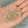 Joyería para Uñas Color Champagne Brillante Circonia Mini Pequeños Planos Fondo Diamante Mezclado Forma Especial Marquise Joyería de Diamante para Uñas Venta al por Mayor