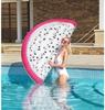 Sofá inflable de agua con doble fila flotante y forma de cisne sandía para tomar el sol, colchón inflable reclinable, colchoneta de playa, anillo de natación
