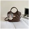 Bolsa transversal nova da moda para o dia a dia, bolsa de mão, bolsa fashion, bolsa de palha de primavera, bolsa simples para mulheres, design exclusivo acolchoado