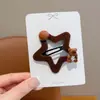 Pasador de Estrella Color Dopamina, Pasador de Oso, Pinza Lateral, Nuevo Pinza Lateral Linda para Flequillo de Otoño e Invierno