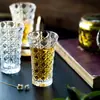 Copo Pequeno de Vidro Espesso Embossado Copo para Vinho Branco tamanho pequeno Copo de Vinho Doméstico Conjunto de Seis