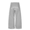 Pantalones deportivos casuales de diseño deconstruido estilo americano para hombres y mujeres, nuevos pantalones retro holgados de pierna ancha de moda de verano