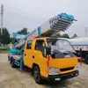 Veículo de Trabalho Aéreo da Marca Jiangling, Veículo de Trabalho Aéreo com Lança Reta, Veículo de Trabalho Aéreo Azul, Caminhão Plataforma Elevatória 32m