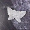 5cm Borboleta Cristal Natural Esculpido Pedra Semi-Preciosa Pulseira de Borboleta Acessórios Pingente Joias DIY Atacado